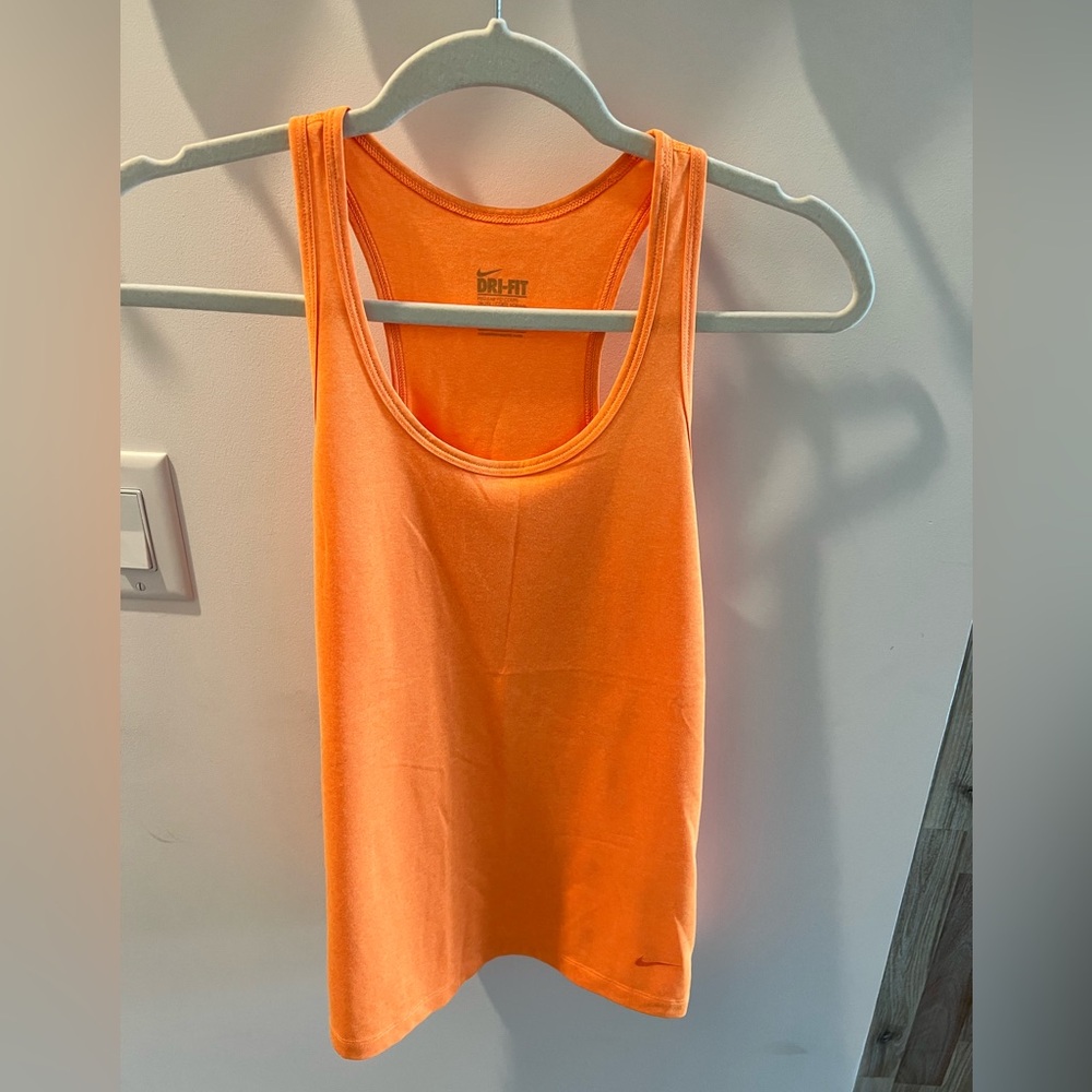 Nike orange razorback tank size small